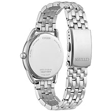 Load image into Gallery viewer, Citizen Women's Eco-Drive Dress Classic Watch in Stainless Steel, Blue Dial (Model: FE7090-55L)
