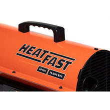 Load image into Gallery viewer, HeatFast Force air heater, 75K, orange
