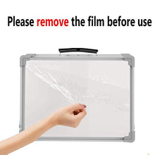 Load image into Gallery viewer, Small Dry Erase White Board,16X12Inches Portable Double-Sided Magnetic Foldable Desktop Whiteboard Easel for Kids&amp;Home,Classroom,Office-White
