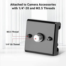 Load image into Gallery viewer, simorr Portable Selfie Stick Tripod with Bluetooth 3375+SmallRig Cold Shoe Mount Adapter (2pcs Pack) with 1/4"-20 Thread for Camera Cage Flash LED Moniter - 2060
