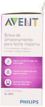 Load image into Gallery viewer, Philips Avent Breast Milk Storage Bags, Clear, 6 Ounce, 50 Pack
