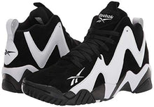 Load image into Gallery viewer, Reebok Men's Kamikaze II Sneaker, Black/White/Black, 3.5
