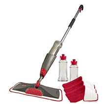 Load image into Gallery viewer, Rubbermaid Reveal Spray Microfiber Floor Mop Cleaning Kit for Laminate &amp; Hardwood Floors, Spray Mop with Reusable Washable Pads, Commercial Mop
