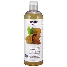 Load image into Gallery viewer, NOW Solutions, Sweet Almond Oil, 100% Pure Moisturizing Oil, Promotes Healthy-Looking Skin, Unscented Oil, 16-Ounce
