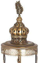 Load image into Gallery viewer, (16 Colors) Demmex 2020-3 Big Globes Magnificent Handmade Turkish Moroccan Mosaic Tiffany Table Desk Bedside Lamp Lampshade Night Accent Mood Light for North American Use, 31" Height (Brown Amber)
