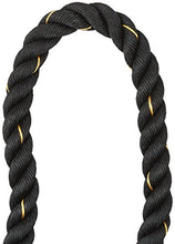 Load image into Gallery viewer, AmazonBasics 1.5 Inch Heavy Exercise Training Workout Battle Rope - 3441.51.5 inch, Black
