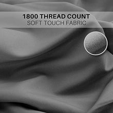 Load image into Gallery viewer, Secura Everyday Luxury Queen Bed Sheet Set 4 Piece - Soft Microfiber 1800 Thread Count 16" Deep Pocket Sheet Sets - Hypoallergenic, Wrinkle &amp; Fade Resistant (Gray)
