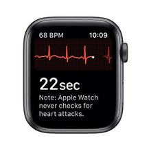 Load image into Gallery viewer, Apple Watch Series 5 (GPS, 44mm) - Space Gray Aluminum Case with Black Sport Band
