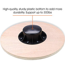 Load image into Gallery viewer, Yes4All Wooden Wobble Balance Board – Exercise Balance Stability Trainer 15.75 inch Diameter - Blue - ²L6CJZ
