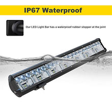 Load image into Gallery viewer, LED Light Bar 20 Inch TURBO SII 7D Lens Spot Flood Combo Offroad Led Bar+3 Inch Combo Led Pod Lights w/Wiring Harness for Trucks ATV UTV SUV Boats
