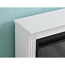 Load image into Gallery viewer, Ameriwood Home Bruxton Simple Fireplace, White
