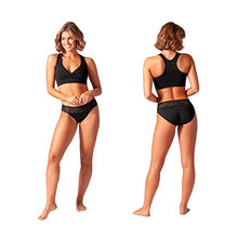Load image into Gallery viewer, Leak Proof Bikini: Light-Medium Discharge Protection | Period Panties/Menstrual &amp; Postpartum Underwear (LARGE, 2 PACK: BLACK)

