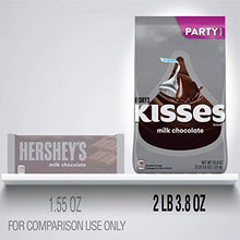 Load image into Gallery viewer, HERSHEY'S KISSES Milk Chocolate Candy, Valentine's Day, 35.8 oz Party Bag
