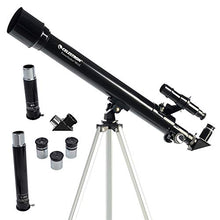 Load image into Gallery viewer, Celestron - PowerSeeker 50AZ Telescope - Manual Alt-Azimuth Telescope for Beginners - Compact and Portable - BONUS Astronomy Software Package - 50mm Aperture
