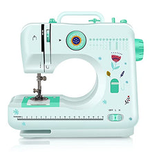 Load image into Gallery viewer, Portable Sewing Machine for Beginners, 12 Built-in Stitches Mini Embroidery Sewing Machine for Household Crafting &amp; DIY
