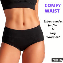 Load image into Gallery viewer, Bambody Absorbent Panty: Period Panties/Maternity &amp; Postpartum Underwear (Medium, 1 x Black)
