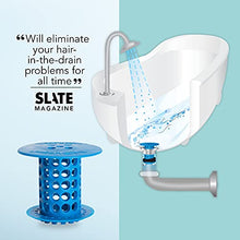 Load image into Gallery viewer, TubShroom Revolutionary Tub Drain Protector Hair Catcher/Strainer/Snare, Blue
