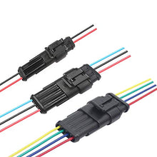 Load image into Gallery viewer, OSOF 30Pcs/Pack (2 + 3 + 4 Pin Way) 16AWG Car Male &amp; Female Waterproof Electrical Connectors Plug Socket Kit With 10cm Wire 1.5mm Series Terminal Connector
