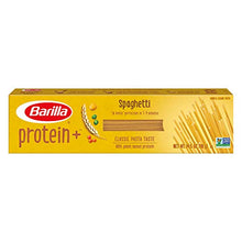 Load image into Gallery viewer, BARILLA Protein+ (Plus) Spaghetti Pasta - Protein from Lentils, Chickpeas &amp; Peas - Good Source of Plant-Based Protein - Protein Pasta - Non-GMO - Kosher Certified - 14.5 Ounce Box (7 Servings per Box)
