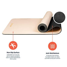 Load image into Gallery viewer, Retrospec Laguna Yoga Mat for Men &amp; Women - Non Slip Excercise Mat for Yoga, Pilates, Stretching, Floor &amp; Fitness Workouts, Quartz, Model:3549

