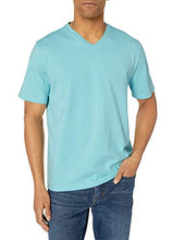 Load image into Gallery viewer, Amazon Essentials Men's 2-Pack Regular-Fit Short-Sleeve V-Neck T-Shirt, Anchor/Navy, Large
