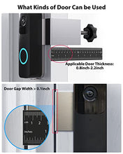 Load image into Gallery viewer, Blink Doorbell Mount No Drill, Stouchi Anti Theft Blink Video Doorbell Camera Mount for Apartments, Doorbell Mount Bracket Holder Kit, Doorbell Security System Accessories, Not Block Doorbell Sensor
