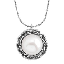 Load image into Gallery viewer, Silpada 'Return To Roots' 11.5-12 mm Freshwater Cultured Pearl Pendant Necklace in Sterling Silver
