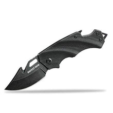 Load image into Gallery viewer, Mossy Oak Mini Folding Pocket Knife, 2.5-inch Stainless Steel Drop Point Blade - G10 Handle EDC Multifunction Tool with Bottle Opener and Glass Breaker (Stonewash)
