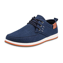 Load image into Gallery viewer, Men's Canvas Shoes-RQWEIN Korean Fashion Casual Shoes Sports Shoes Outdoor Sneakers Daily Shoes Casual Board Shoes Blue
