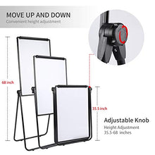 Load image into Gallery viewer, Scool Stand White Board, Double Sided Magnetic Dry Erase Board Portable Whiteboard 36 24 inch, Perfect for Classroom, Preschool, Homeschool, Restaurant and Presentation
