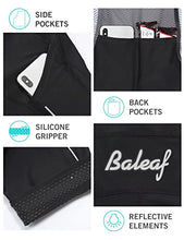 Load image into Gallery viewer, BALEAF Men's Cycling Bib Shorts 4D Padded Bike Bibs Tights Bicycle Riding Clothes Pockets UPF50+ Black L
