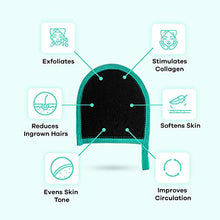 Load image into Gallery viewer, Dermasuri Deep Exfoliating Face Scrub and Body Scrub Mitt - Facial Scrub &amp; Skin Cleanser - Part of the Best Skincare Kit for Women &amp; Men - Cleanse Dead or Dry Skin - Exfoliator Face Scrub Tool
