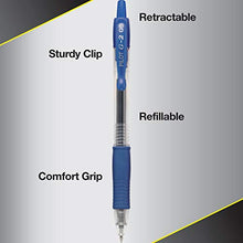 Load image into Gallery viewer, PILOT G2 Premium Refillable &amp; Retractable Rolling Ball Gel Pens, Extra Fine Point, Blue Ink, 12-Pack (31003)
