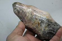 Load image into Gallery viewer, Crystal, 485G Natural Black Moonstone Crystal Healing Chakra Aura Torch Shape J32
