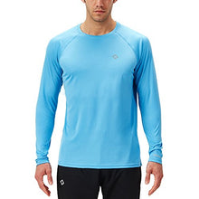Load image into Gallery viewer, NAVISKIN Men's Sun Protection UPF 50+ UV Outdoor Long Sleeve Shirts Blue Size M

