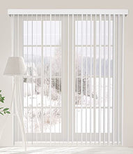Load image into Gallery viewer, Calyx Interiors White Vinyl Vertical Blind 78 in. W x 84 in. L with 3.5 in. Slats, 04VS2780840
