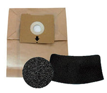 Load image into Gallery viewer, Bissell 5 Bag &amp; Filter Kit for 4122 Zing Bagged Canister, New OEM Part, 1480, 8 Ounces, Brown
