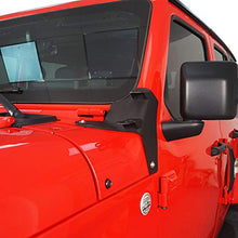 Load image into Gallery viewer, Hooke Road Dual A-Pillar Light Mounting Brackets Compatible with Jeep JL Wrangler/Gladiator JT 2018 2019 2020 2021 2022 - Pair (Does not fit • Gladiator Mojave • Model)
