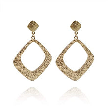 Load image into Gallery viewer, Rhombus Fashion Vintage Geometric Dangle Earrings,14K Gold Plated for Women Girl Gifts Valentines/Birthday/ Anniversary / Mother’s Day
