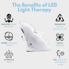 Load image into Gallery viewer, Darnlight LED Light Therapy Mask - 7 Color LED Face Mask Light Therapy Facial Treatment - Blue &amp; Red Light Therapy Mask for Acne Fine Lines Wrinkles &amp; Rosacea
