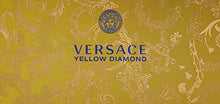 Load image into Gallery viewer, Versace Yellow Diamond 3pc MINI Gift-Set Includes Mini Shower Gel, Mini Eau de Parfum, and Mini Body Lotion
