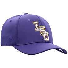 Load image into Gallery viewer, Top of the World Lsu Tigers Men's Phenom Memory Fit 1Fit Hat Team Color Icon, One Fit
