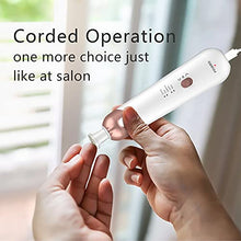 Load image into Gallery viewer, Professional Manicure Pedicure Kit, Electric Nail File Set, Cordless Electric Nail Drill Machine, 5 Speeds Hand Foot Care Tool for Nail Grind Trim Polish
