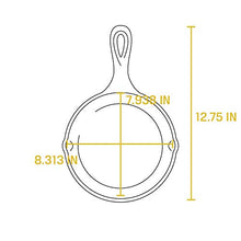 Load image into Gallery viewer, Lodge 8 Inch Cast Iron Skillet. Small Pre-Seasoned Skillet for Stovetop, Oven, or Camp Cooking
