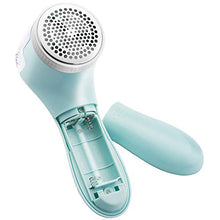 Load image into Gallery viewer, Feeke Lint Remover, Electric Clothes Sweater Fabric Shaver, Portable, Quickly and Effectively for Couch, Blanket, Curtain, Socks, Legging, Wool, Cashmere, Battery Operated, Sky Blue
