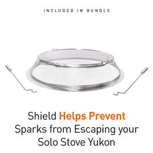 Load image into Gallery viewer, Solo Stove Yukon 27" Accessory Only Bundle Includes Yukon Shield, Yukon Shelter, Fire Pit Roasting Sticks and Fire Pit Tools Great Fire Pit Accessory Bundle

