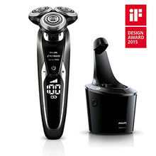 Load image into Gallery viewer, Philips Norelco Shaver 9700 with SmartClean, Rechargeable Wet/Dry Electric Shaver with Cleansing Brush Attachment, S9721/89
