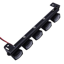 Load image into Gallery viewer, Hobbypark RC Car Light Bar Kit 5 LEDs Body Shell Roof Lights for 1/10 RC Crawler Car Truck Accessories
