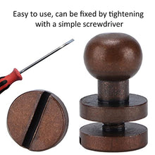 Load image into Gallery viewer, Double Cap Rapid Rivet, Luggage Hardware Accessories Portable High Hardness 20PCS Leather Rivets Kit for DIY Leather Crafts/Shoes/Bag/Jeans/Clothe(10X8mm)
