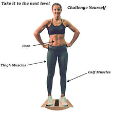 Load image into Gallery viewer, 15" Stretching and Balancing Exercise Board by Trademark Innovations,Black
